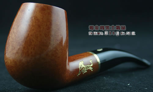 意大利沙芬石楠木烟斗|6件套装虎年纪念斗光面628-1