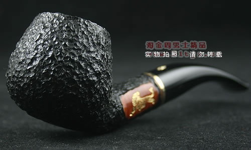 意大利沙芬石楠木烟斗|6件套装虎年纪念斗刻花645-1
