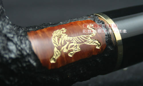 意大利沙芬石楠木烟斗|6件套装虎年纪念斗刻花645-6