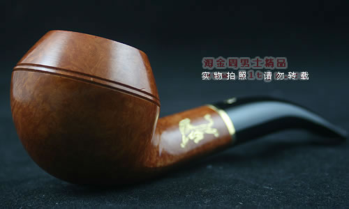 意大利沙芬石楠木烟斗|6件套装虎年纪念斗光面673-1