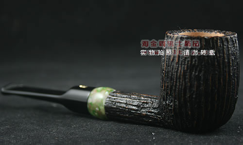 意大利沙芬石楠木烟斗|6件套装玉圈刻花114-2