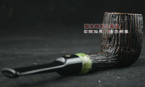 意大利沙芬石楠木烟斗|6件套装玉圈刻花114-3