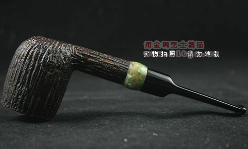 意大利沙芬石楠木烟斗|6件套装玉圈刻花114-4