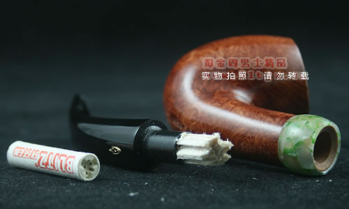 意大利沙芬石楠木烟斗|6件套装玉圈光面602-6