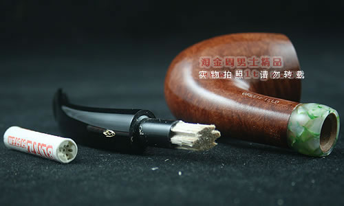 意大利沙芬石楠木烟斗|6件套装玉圈光面606-6