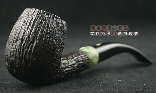 意大利沙芬石楠木烟斗|6件套装玉圈刻花606-1