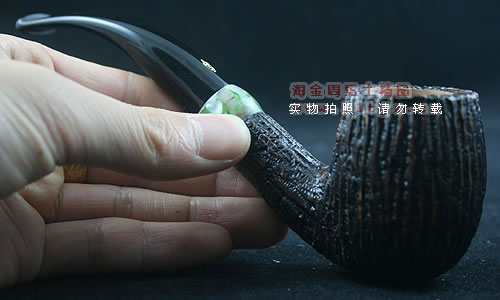 意大利沙芬石楠木烟斗|6件套装玉圈刻花606-8