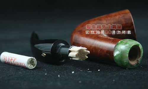 意大利沙芬石楠木烟斗|6件套装玉圈光面611-6