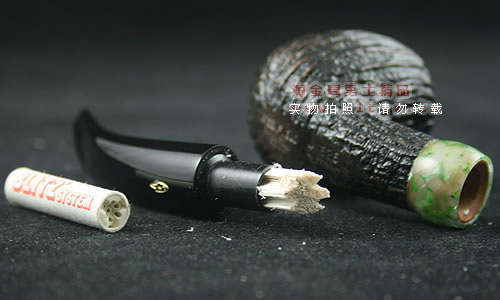 意大利沙芬石楠木烟斗|6件套装玉圈刻花626-6