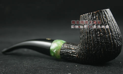 意大利沙芬石楠木烟斗|6件套装玉圈刻花628-2