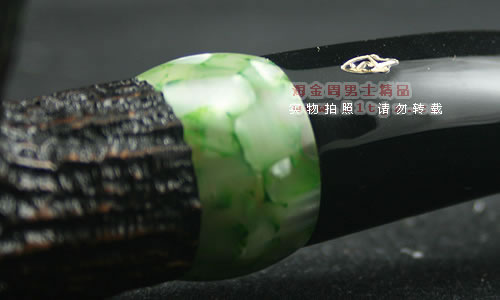 意大利沙芬石楠木烟斗|6件套装玉圈刻花628-7