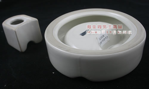 英国皇冠ROYAL CROWN骨瓷烟斗雪 茄两用(白色)-3