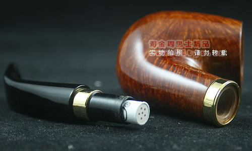 德国丹尼克石楠木烟斗|6件套装双金圈光面473-6