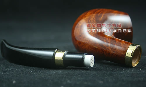 德国丹尼克石楠木烟斗|6件套装双金圈光面475-6