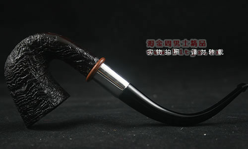 英国Dunhill登喜路石楠木烟斗|6件套装贝壳喷砂葫芦斗-4