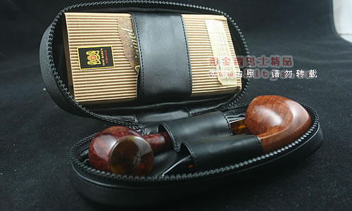 爱尔兰彼德森peterson|真皮2斗烟斗包POU132-3