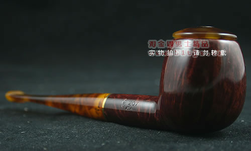 意大利沙芬SAVINELLI石楠木烟斗|6件套玉盖光面207-2