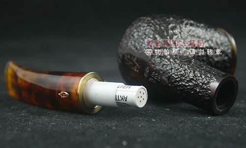 意大利沙芬SAVINELLI石楠木烟斗|6件套玉盖粗面628-6