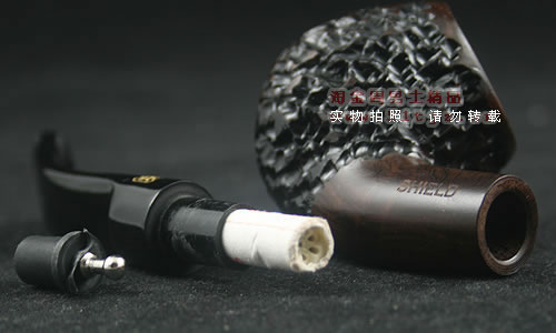 盾牌黑紫檀烟斗|特惠6件套装1334K-5