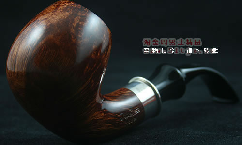 荷兰大班Bigben进口石楠木烟斗|6件套诺贝尔银圈200-1