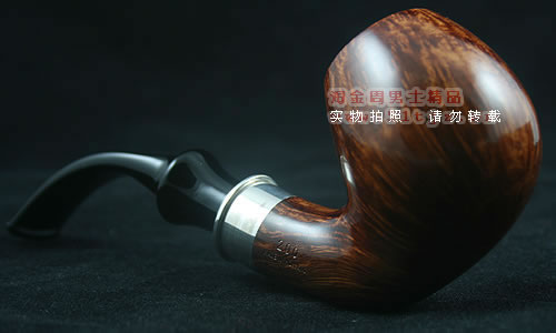 荷兰大班Bigben进口石楠木烟斗|6件套诺贝尔银圈200-2