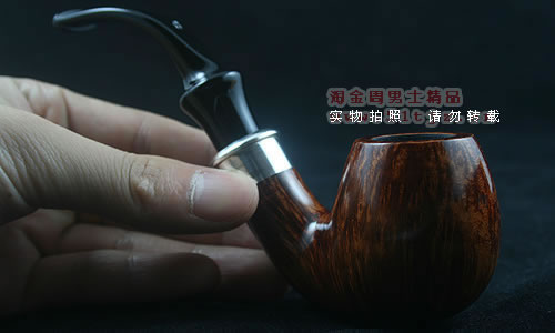 荷兰大班Bigben进口石楠木烟斗|6件套诺贝尔银圈200-7