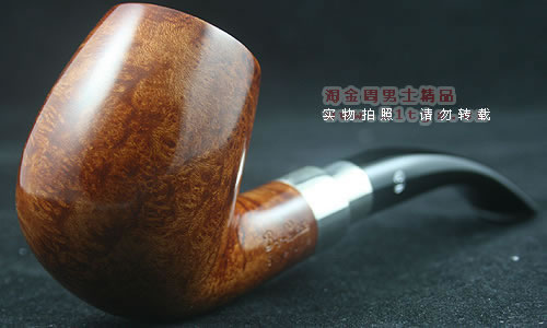 荷兰大班Bigben进口石楠木烟斗|特惠6件套装双嘴银圈018-1