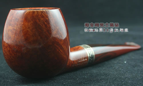 希腊阿玛迪斯石楠木烟斗|6件套装古银圈手工斗-1