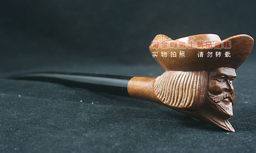 德国db石楠木手工烟斗|6件套装人头斗-01-2