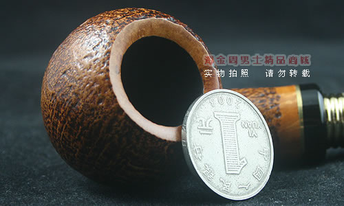 德国丹尼克石楠木烟斗|6件套装双金圈粗面615-5