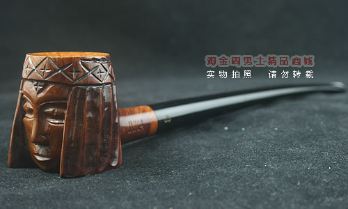 德国db石楠木手工烟斗|6件套装人头斗-02-1