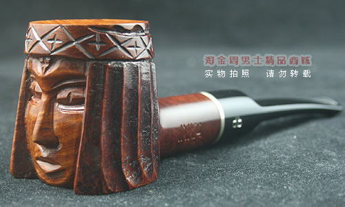 德国db石楠木手工烟斗|6件套装人头斗-03-1