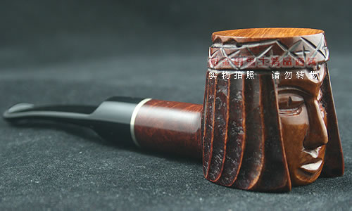 德国db石楠木手工烟斗|6件套装人头斗-03-2