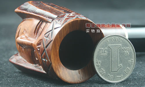 德国db石楠木手工烟斗|6件套装人头斗-03-5