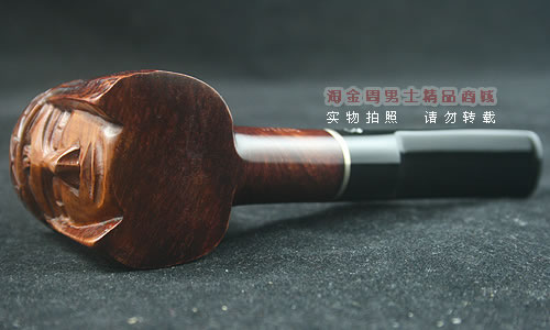 德国db石楠木手工烟斗|6件套装人头斗-03-8