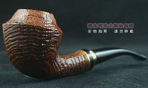 德国丹尼克石楠木烟斗|6件套装双金圈粗面611-1