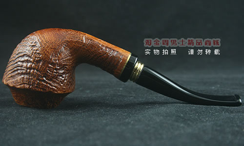 德国丹尼克石楠木烟斗|6件套装双金圈粗面611-4