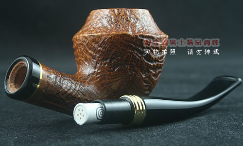 德国丹尼克石楠木烟斗|6件套装双金圈粗面611-6