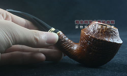 德国丹尼克石楠木烟斗|6件套装双金圈粗面611-7