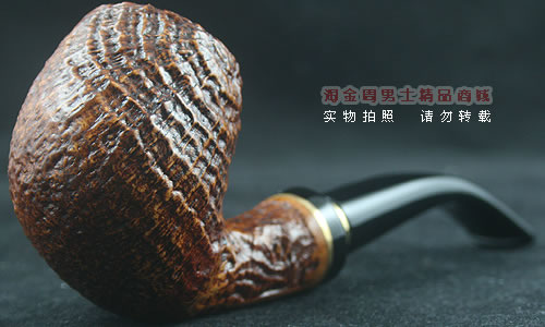 德国丹尼克石楠木烟斗|6件套装双金圈粗面613-1