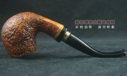 德国丹尼克石楠木烟斗|6件套装双金圈粗面613-4