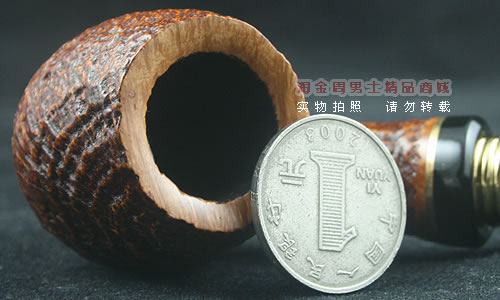 德国丹尼克石楠木烟斗|6件套装双金圈粗面613-5