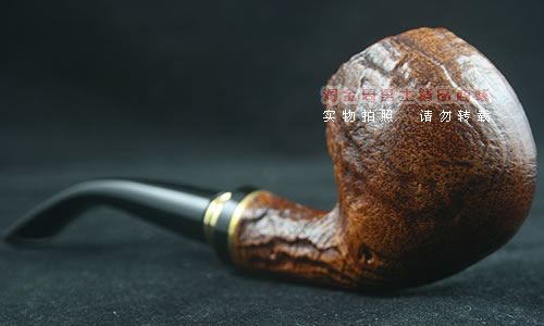 德国丹尼克石楠木烟斗|6件套装双金圈粗面614-2