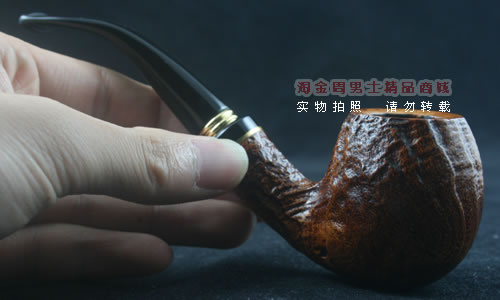 德国丹尼克石楠木烟斗|6件套装双金圈粗面614-7