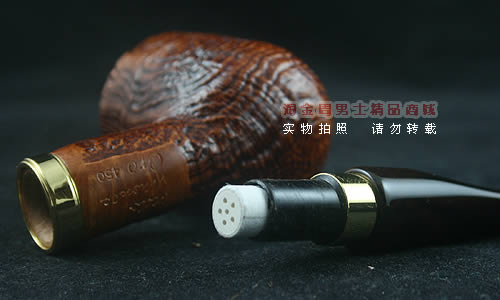 德国丹尼克石楠木烟斗|6件套装双金圈粗面450-6