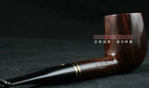 意大利沙芬石楠木烟斗|6件套装双金圈光面111-3