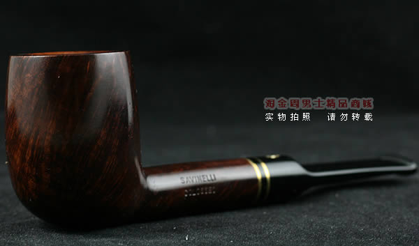 意大利沙芬石楠木烟斗|6件套装双金圈光面114-1