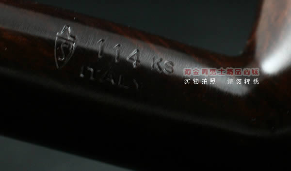 意大利沙芬石楠木烟斗|6件套装双金圈光面114-6