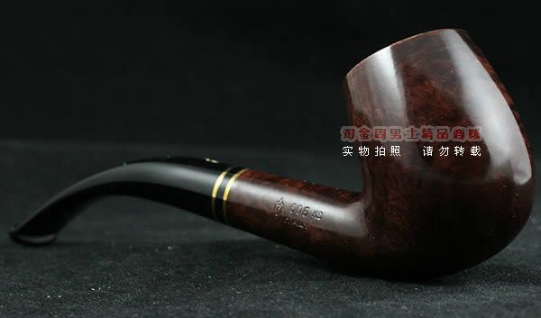 意大利沙芬石楠木烟斗|6件套装双金圈光面606-2