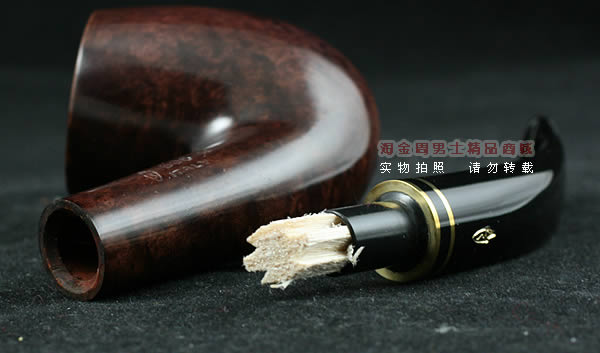 意大利沙芬石楠木烟斗|6件套装双金圈光面606-6